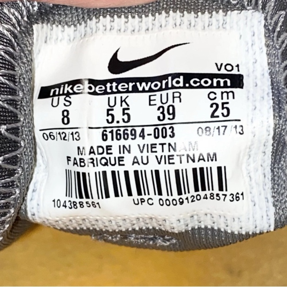Nike Flex Supreme TR 2 Womens Grey Training Running Shoes 616694-003 Size 8 - Picture 16 of 16